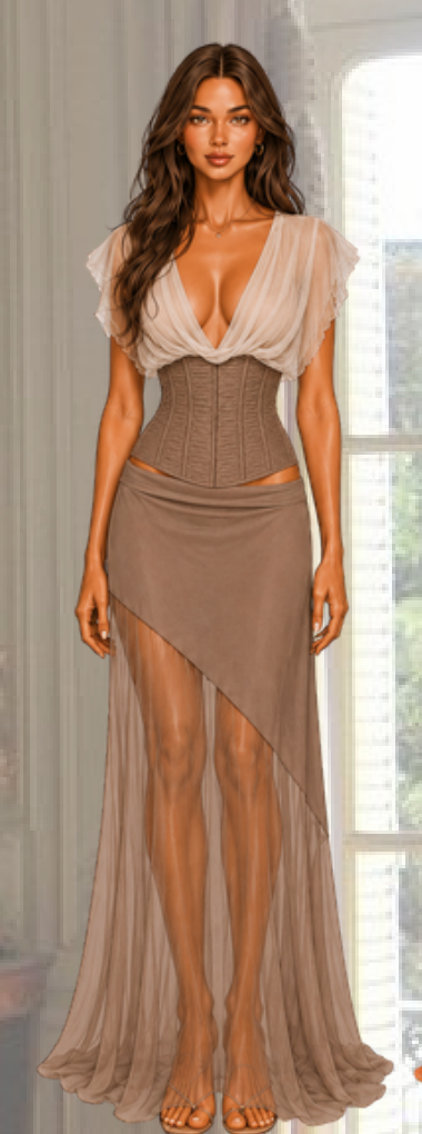 Corset Top - Cream